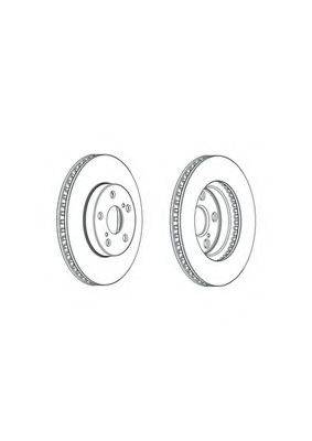 Тормозной диск FERODO DDF1882C Тормозной диск FERODO DDF1882C