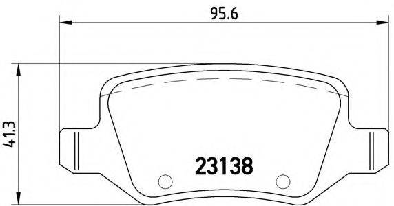Комплект тормозных колодок, дисковый тормоз BREMBO P 50 058 Комплект тормозных колодок, дисковый тормоз BREMBO P 50 058