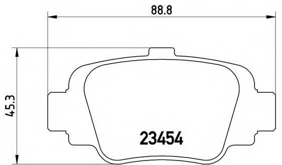 Комплект тормозных колодок, дисковый тормоз BREMBO P 56 032 Комплект тормозных колодок, дисковый тормоз BREMBO P 56 032