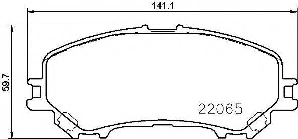 Комплект тормозных колодок, дисковый тормоз BREMBO P 56 100 Комплект тормозных колодок, дисковый тормоз BREMBO P 56 100