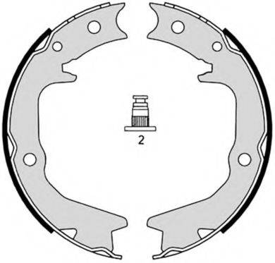 Комплект тормозных колодок, стояночная тормозная система BREMBO S 54 519 Комплект тормозных колодок, стояночная тормозная система BREMBO S 54 519