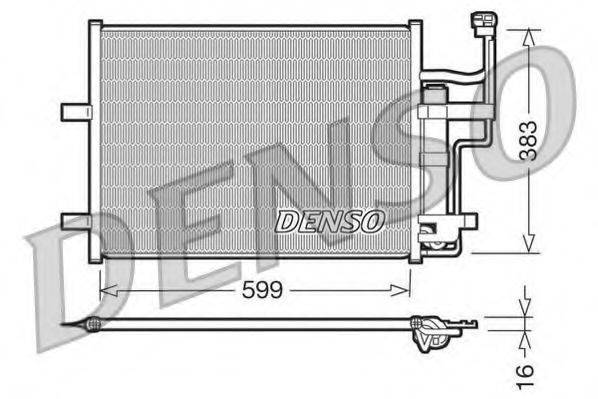 Конденсатор, кондиционер DENSO DCN44003