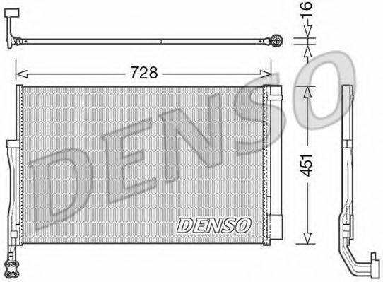 Конденсатор, кондиционер DENSO DCN02007