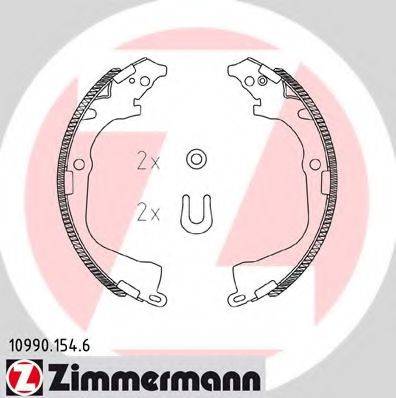 Комплект тормозных колодок ZIMMERMANN 10990.154.6 Комплект тормозных колодок ZIMMERMANN 10990.154.6