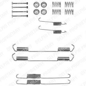 Комплектующие, тормозная колодка DELPHI LY1062 Комплектующие, тормозная колодка DELPHI LY1062