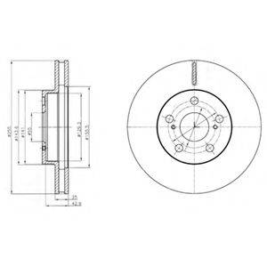 Тормозной диск DELPHI BG4290 Тормозной диск DELPHI BG4290