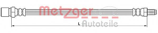 Тормозной шланг METZGER 4110641 Тормозной шланг METZGER 4110641