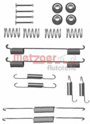 Комплектующие, тормозная колодка METZGER 105-0861 Комплектующие, тормозная колодка METZGER 105-0861