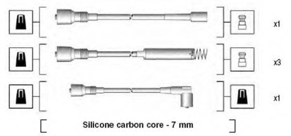 Комплект проводов зажигания MAGNETI MARELLI 941125280680 Комплект проводов зажигания MAGNETI MARELLI 941125280680