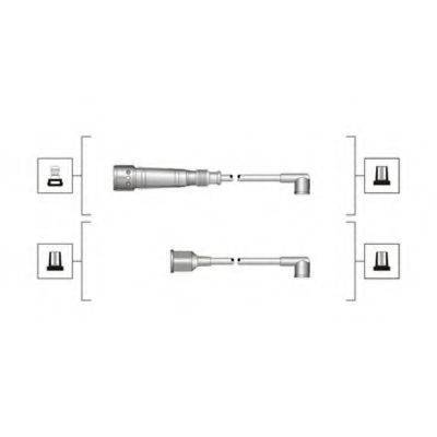 Комплект проводов зажигания MAGNETI MARELLI 941319170017 Комплект проводов зажигания MAGNETI MARELLI 941319170017