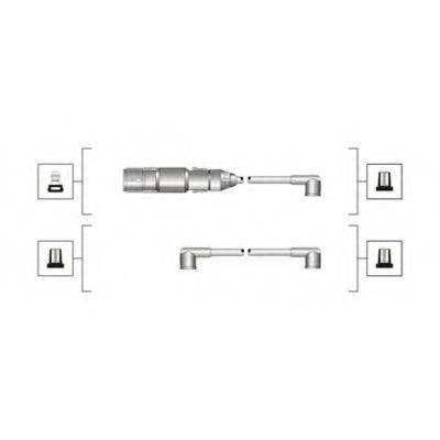 Комплект проводов зажигания MAGNETI MARELLI 941319170071 Комплект проводов зажигания MAGNETI MARELLI 941319170071
